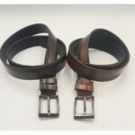 Pack de 2 Ceintures Homme – Noir et Marron, Boucle Ardillon