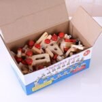 Train de l'alphabet en bois