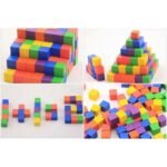 Blocs de construction en bois – 100 pièces