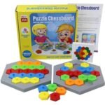 Échiquier puzzle – jeu pour 2 joueurs