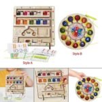 Labyrinthes magnétiques en bois – pack de 2