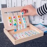 Logic Game 4 couleurs – jeu de réflexion en bois
