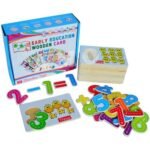 Cartes en bois – lettres et chiffres