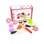 Fruits et légumes à couper en bois – velcro