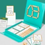 Puzzle magnétique à bâtonnets – lettres et chiffres