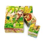 Cubes puzzle animaux de la forêt – 9 cubes