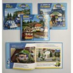 Robocar Poli – pack de 4 histoires : Bravo Poli, Roy à la rescousse, Le cadeau de Totobus, Bon anniversaire Heli