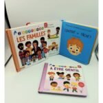 Pack de 3 livres : J'apprends à être gentil, J'apprends les émotions, J'apprends les familles