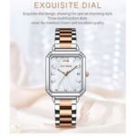 ⁦Montre Femme MINI FOCUS MF0472L Rectangulaire – Bicolore Or Rose et Argent⁩ - الصورة ⁦2⁩