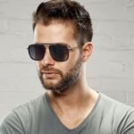 ⁦Lunettes de Soleil Polarisées Unisexe BARCUR BC3366 – Double Pont, Gris Anthracite⁩ - الصورة ⁦2⁩