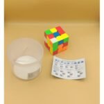 ⁦Mini cube magique 3×3×3 sans stickers⁩ - الصورة ⁦2⁩