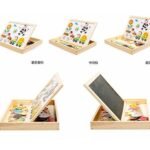 ⁦Tableau magnétique double face + 71 pièces de puzzle⁩ - الصورة ⁦4⁩