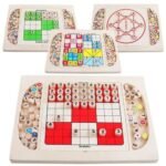 ⁦Sudoku multifonction en bois – 100 défis⁩ - الصورة ⁦2⁩