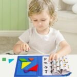 ⁦Tangram en bois – 96 défis⁩ - الصورة ⁦2⁩