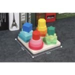 ⁦Trieur Montessori 4 colonnes – formes géométriques⁩ - الصورة ⁦2⁩