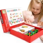 ⁦Puzzle alphabet anglais en bois – 26 cartes⁩ - الصورة ⁦2⁩