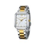 ⁦Montre Femme MINI FOCUS MF0472L Rectangulaire – Bicolore Or et Argent⁩ - الصورة ⁦3⁩