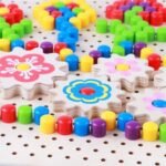⁦Mosaïque créative à champignons en bois⁩ - الصورة ⁦5⁩