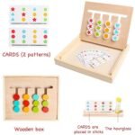⁦Logic Game 4 couleurs – jeu de réflexion en bois⁩ - الصورة ⁦4⁩