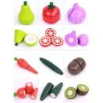 ⁦Fruits et légumes à couper en bois – velcro⁩ - الصورة ⁦3⁩