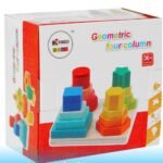 ⁦Trieur Montessori 4 colonnes – formes géométriques⁩ - الصورة ⁦3⁩