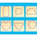 ⁦Planche créative multifonction – lignes et formes en bois⁩ - الصورة ⁦3⁩
