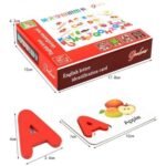 ⁦Puzzle alphabet anglais en bois – 26 cartes⁩ - الصورة ⁦3⁩