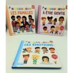 ⁦Pack de 3 livres : J'apprends à être gentil, J'apprends les émotions, J'apprends les familles⁩ - الصورة ⁦3⁩