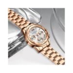 ⁦Montre Femme MINI FOCUS MF0466L Multifonction – Or Rose, Cadran Blanc⁩ - الصورة ⁦4⁩