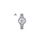 ⁦Montre Femme REWARD RD63084 Chronographe – Argentée, Chiffres Romains Bleus⁩ - الصورة ⁦3⁩