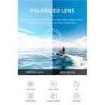 ⁦Lunettes de Soleil Polarisées Homme BARCUR BC8009 – Aviateur, Noir⁩ - الصورة ⁦3⁩
