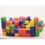 ⁦Blocs de construction en bois – 100 pièces⁩ - الصورة ⁦3⁩