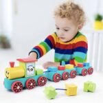 ⁦Brain Train – puzzle du train en bois⁩ - الصورة ⁦2⁩