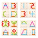 ⁦Construction de lettres et chiffres en bois⁩ - الصورة ⁦4⁩