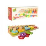 ⁦Jeu Montessori géométrie et maths en bois⁩ - الصورة ⁦5⁩