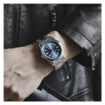 ⁦Montre Homme BENYAR Automatique – Cadran Bleu Soleillé, Bracelet Acier⁩ - الصورة ⁦4⁩