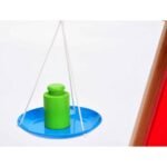 ⁦Balance d'équilibre en bois – plateaux et poids⁩ - الصورة ⁦4⁩