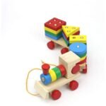 ⁦Train de tri Montessori – 4 colonnes géométriques⁩ - الصورة ⁦4⁩