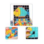 ⁦Boîte mosaïque en bois – puzzle et tableau⁩ - الصورة ⁦4⁩