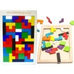 ⁦Tableau Tangram et Tetris en bois⁩ - الصورة ⁦3⁩