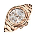 ⁦Montre Femme MINI FOCUS MF0466L Multifonction – Or Rose, Cadran Blanc⁩ - الصورة ⁦5⁩
