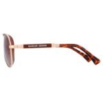 ⁦Lunettes de Soleil Polarisées Homme BARCUR BC8009 – Aviateur, Doré, Verres Marron⁩ - الصورة ⁦4⁩