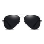 ⁦Lunettes de Soleil Polarisées Homme BARCUR BC8721 – Aviateur, Tout Noir⁩ - الصورة ⁦4⁩