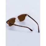 ⁦Lunettes de Soleil Polarisées Unisexe BARCUR BC3017 – Clubmaster, Écaille⁩ - الصورة ⁦4⁩