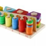 ⁦Jeu Montessori géométrie et maths en bois⁩ - الصورة ⁦3⁩