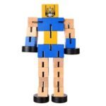 ⁦Robots en bois transformables – lot de 3⁩ - الصورة ⁦3⁩