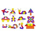 ⁦Puzzle Blocks en bois – 125 pièces⁩ - الصورة ⁦4⁩