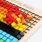 ⁦Mosaïque pixel en bois – 370 pièces⁩ - الصورة ⁦5⁩