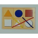 ⁦Thread Picture – cartes à fils : chiffres, animaux, formes⁩ - الصورة ⁦5⁩