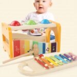 ⁦Banc à marteler avec xylophone en bois⁩ - الصورة ⁦5⁩